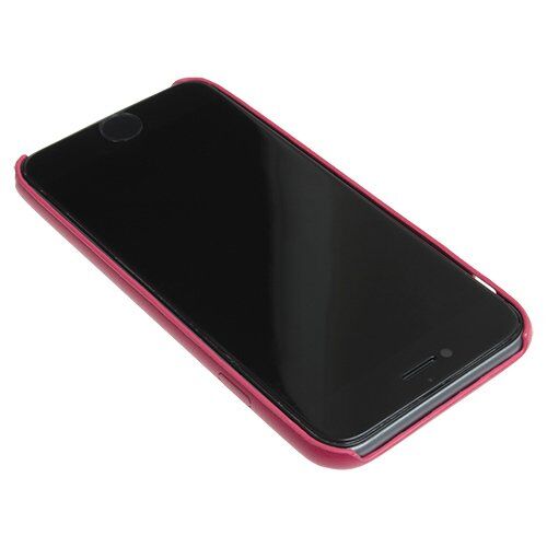 iPhone 6S/6 ile Uyumlu Kılıf Leather Fit Serisi Yumuşak Dokulu Vişne Çürüğü