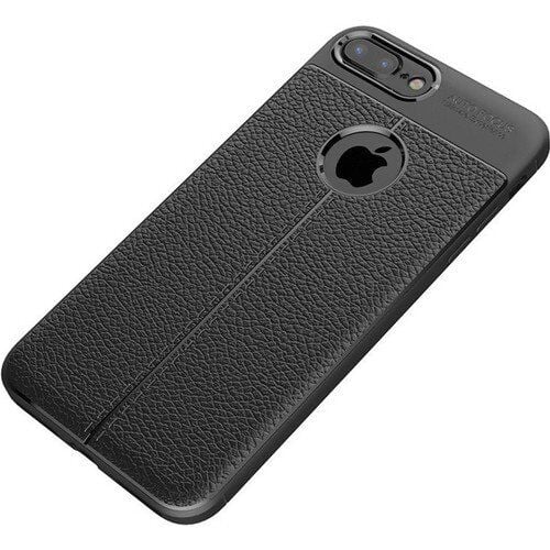 Zore iPhone 7 Plus ile Uyumlu Niss Silikon Kılıf Siyah