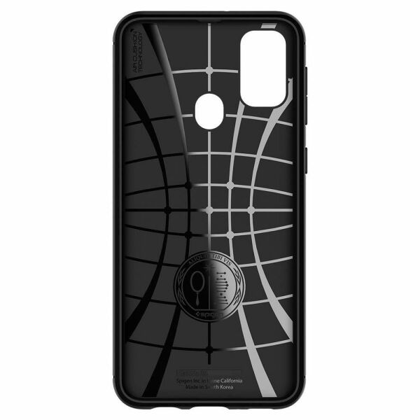 Spigen Galaxy M30s ile Uyumlu Kılıf Rugged Armor Matte Black
