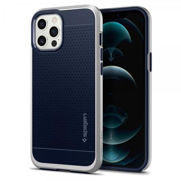Spigen iPhone 12 Pro Max ile Uyumlu Kılıf Neo Hybrid Satin Silver