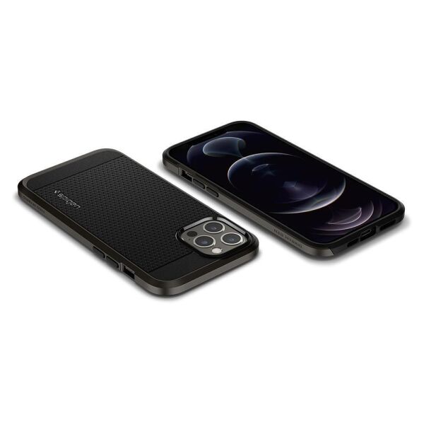 Spigen iPhone 12 Pro Max ile Uyumlu Kılıf Neo Hybrid Gunmetal