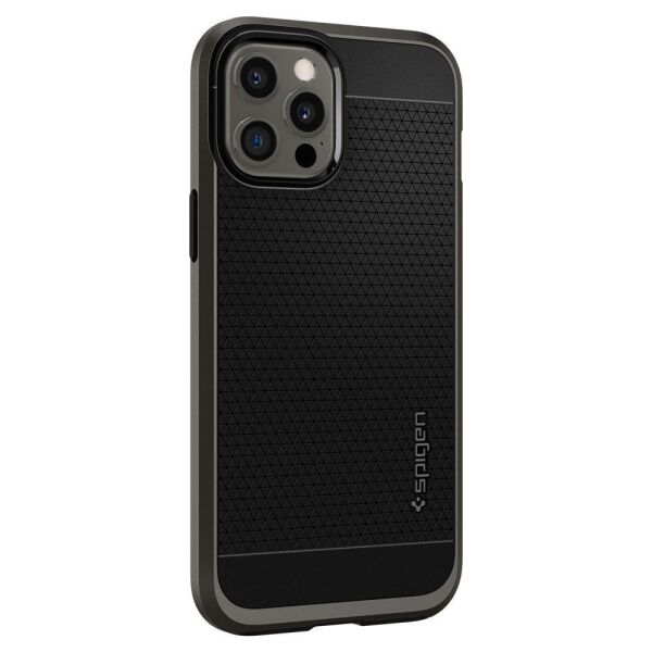Spigen iPhone 12 Pro Max ile Uyumlu Kılıf Neo Hybrid Gunmetal