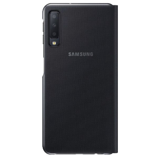 Galaxy A7 2018 ile Uyumlu Wallet Cover Kılıf Siyah EF-WA7500PBEGWW(Out)