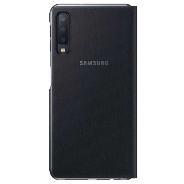 Galaxy A7 2018 ile Uyumlu Wallet Cover Kılıf Siyah EF-WA7500PBEGWW(Out)