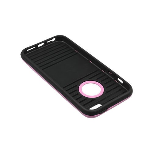 Zore iPhone SE/5S/5 ile Uyumlu Motomo Silikon Kılıf Pembe