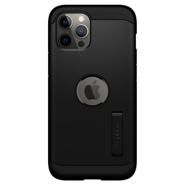 Spigen iPhone 12 Pro Max ile Uyumlu Kılıf Tough Armor Black