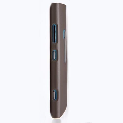 Nillkin Lumia 920 ile Uyumlu Sert Kauçuk Kılıf Kahverengi