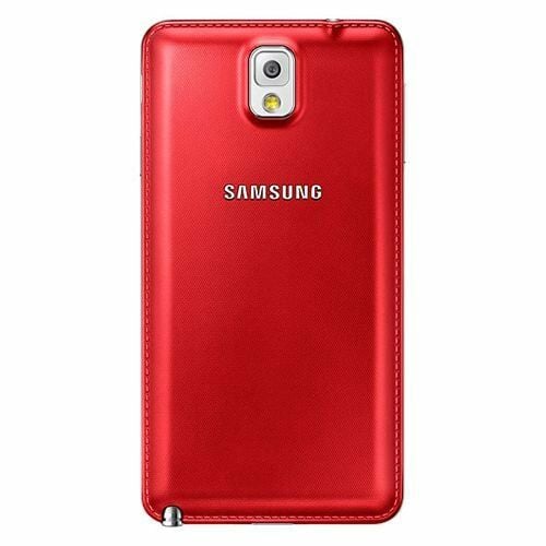 Galaxy Note 3 N9000 ile Uyumlu Arka Kapak (Parlak) Elektrik Kırmızı ET-BN900HREGWW