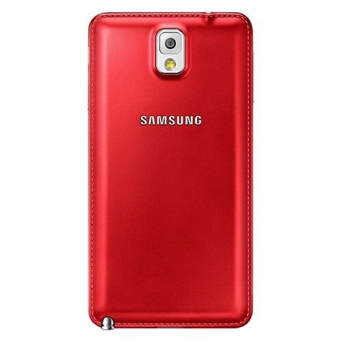 Galaxy Note 3 N9000 ile Uyumlu Arka Kapak (Parlak) Elektrik Kırmızı ET-BN900HREGWW