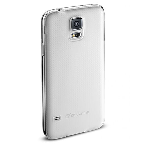 Cellular Line Galaxy S5 ile Uyumlu Fine Parlak Silikon Kılıf Şeffaf