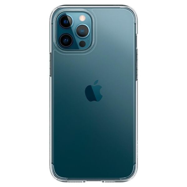 Spigen iPhone 12 Pro Max ile Uyumlu Kılıf Ultra Hybrid Crystal Clear