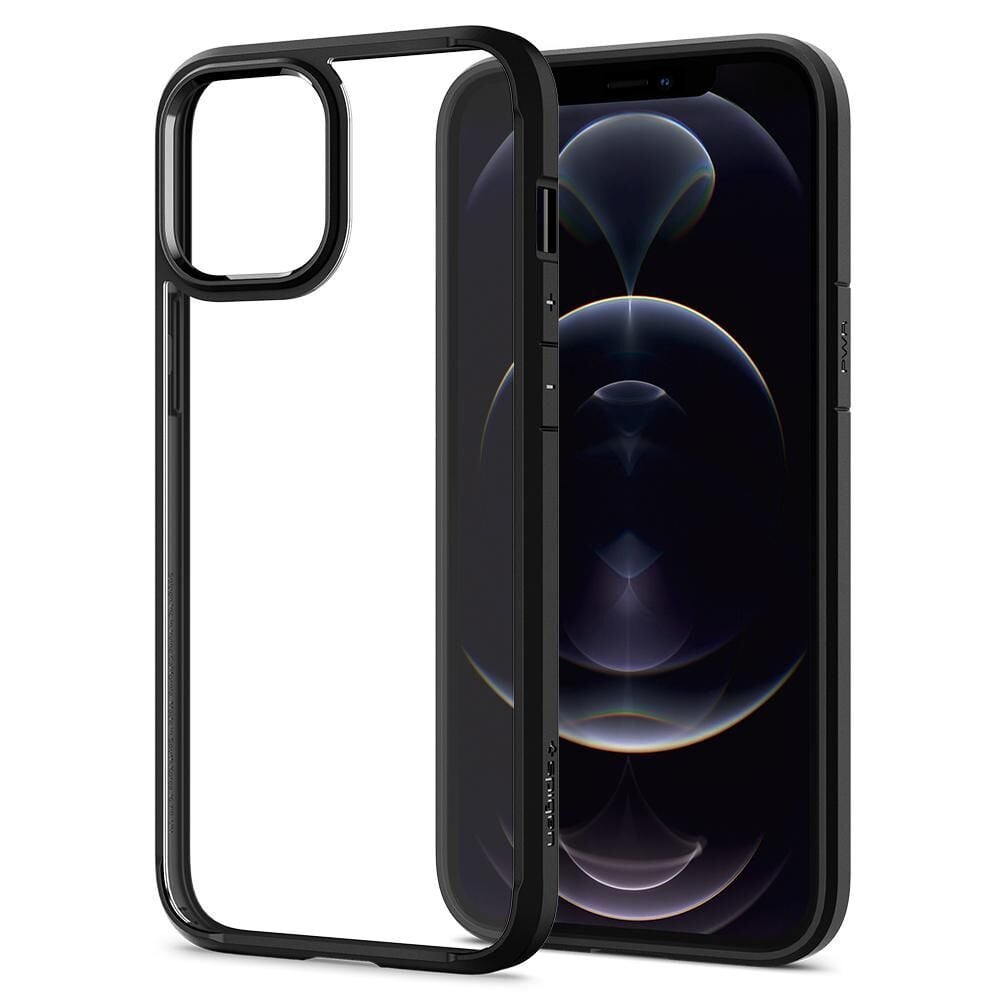Spigen iPhone 12 Pro Max ile Uyumlu Kılıf Ultra Hybrid Matte Black