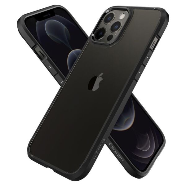 Spigen iPhone 12 Pro Max ile Uyumlu Kılıf Ultra Hybrid Matte Black