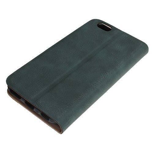 iPhone 6S/6 ile Uyumlu Kılıf Gerçek Deri Pencereli Model Yeşil