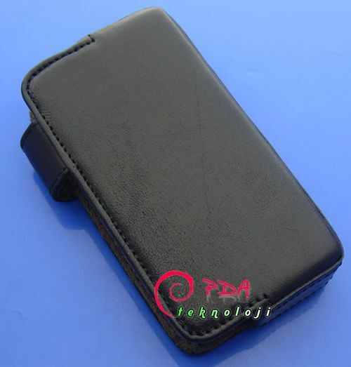 N96 ile Uyumlu Kapaklı Deri Kılıf (Yan Model)