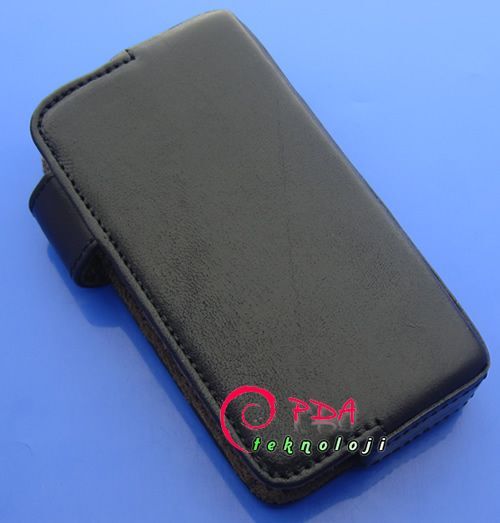 N96 ile Uyumlu Kapaklı Deri Kılıf (Yan Model)