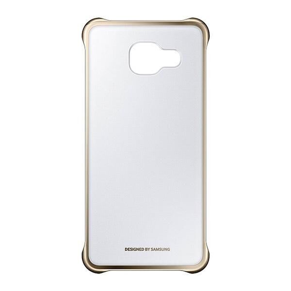 Galaxy A3 (2016) A310F ile Uyumlu Clear Back Cover Kılıf Altın EF-QA310CFEGWW