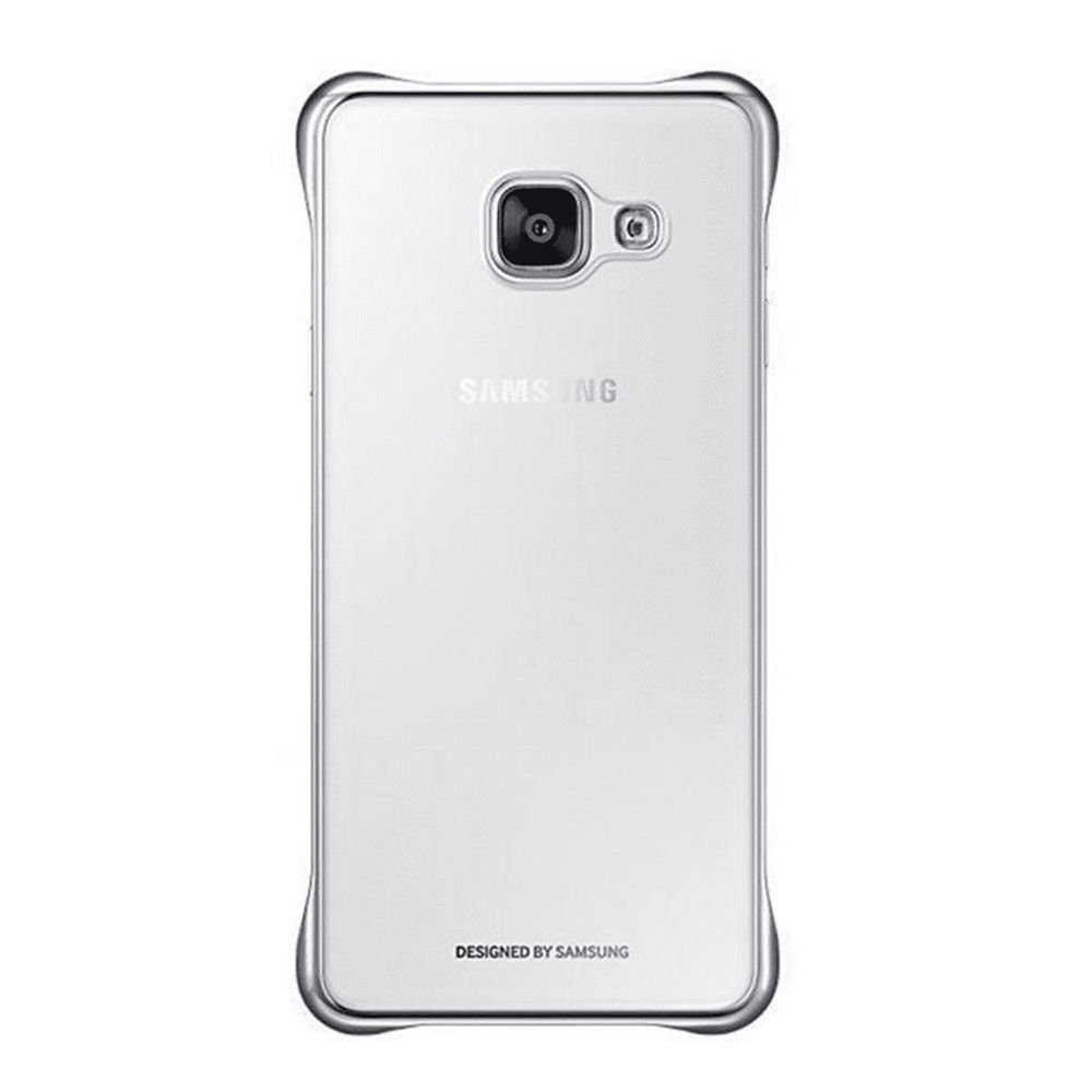 Galaxy A3 (2016) A310F ile Uyumlu Clear Back Cover Kılıf Gümüş EF-QA310CSEGWW