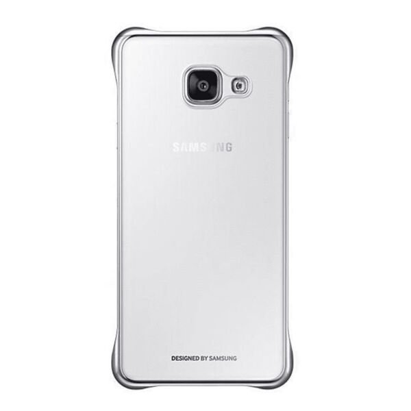 Galaxy A3 (2016) A310F ile Uyumlu Clear Back Cover Kılıf Gümüş EF-QA310CSEGWW