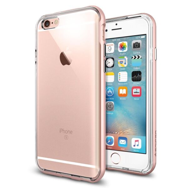 Spigen iPhone 6s/6 ile Uyumlu Kılıf Neo Hybrid EX Rose Gold