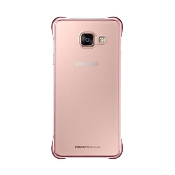 Galaxy A3 (2016) A310F ile Uyumlu Clear Back Cover Kılıf Pembe EF-QA310CZEGWW