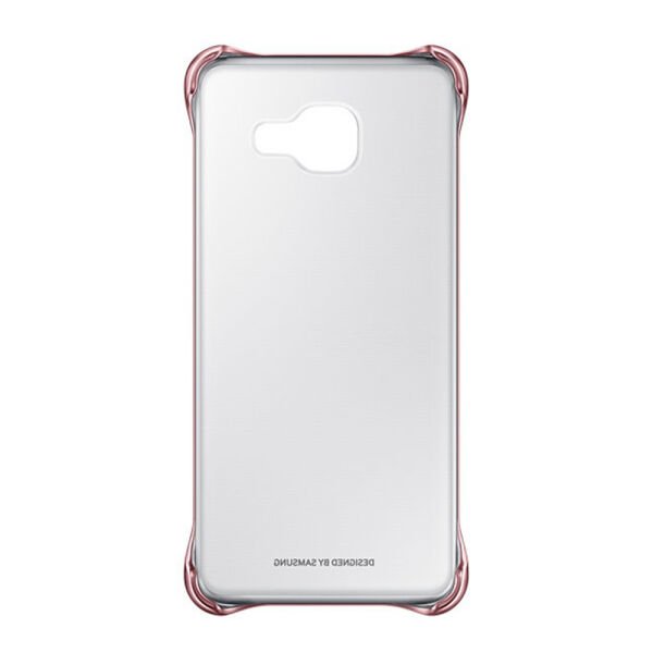 Galaxy A3 (2016) A310F ile Uyumlu Clear Back Cover Kılıf Pembe EF-QA310CZEGWW