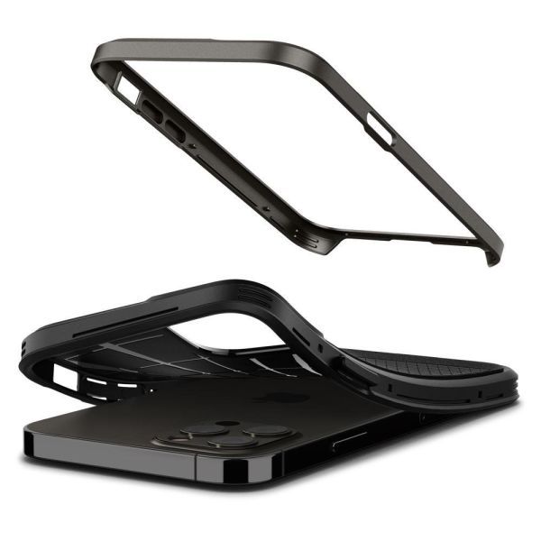 Spigen iPhone 12 Pro / iPhone 12 ile Uyumlu Kılıf Neo Hybrid Gunmetal