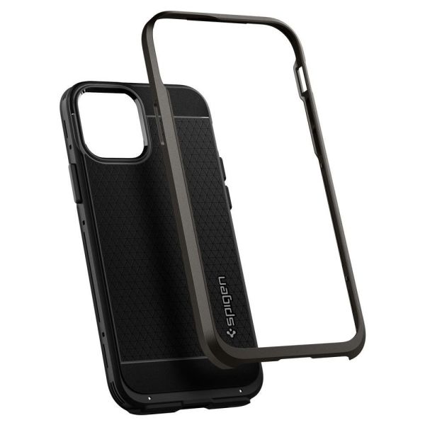 Spigen iPhone 12 Pro / iPhone 12 ile Uyumlu Kılıf Neo Hybrid Gunmetal