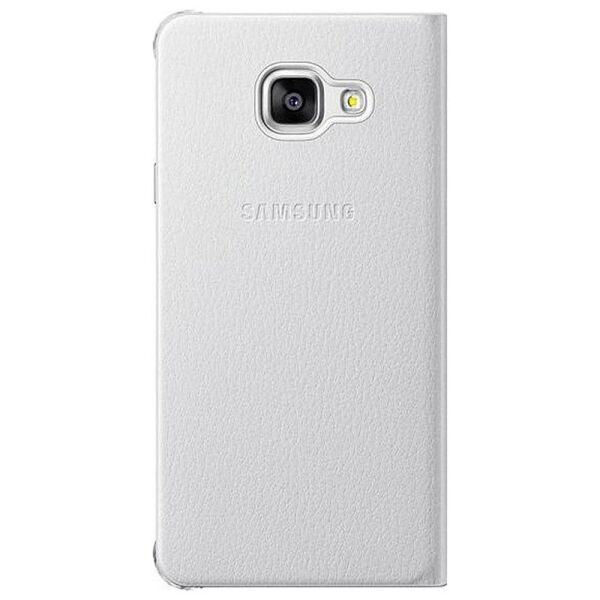 Galaxy A3 (2016) ile Uyumlu Kılıf Flip Cover Beyaz