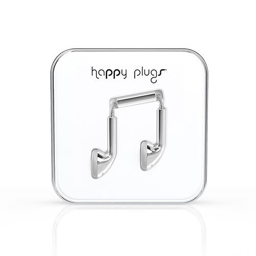 Happy Plugs Kulaklık 7735 Gümüş Parlak
