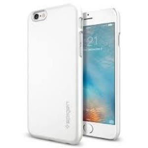 Spigen iPhone 6s/6 ile Uyumlu Kılıf Thin Fit Ultra İnce Shimmery White