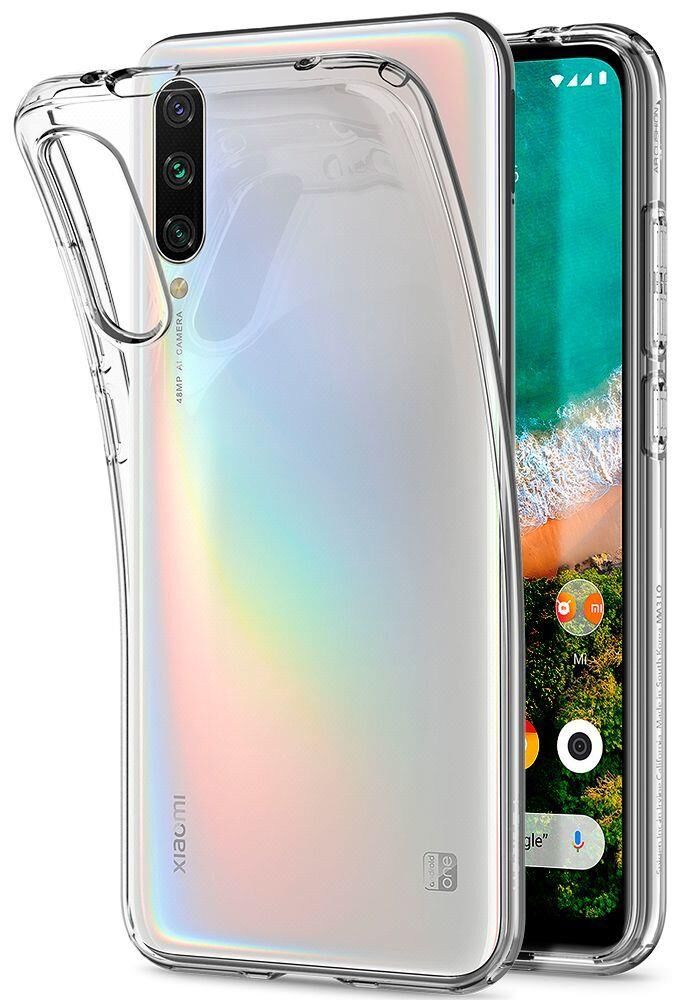 Spigen Mi A3 ile Uyumlu Kılıf Liquid Crystal Crystal Clear