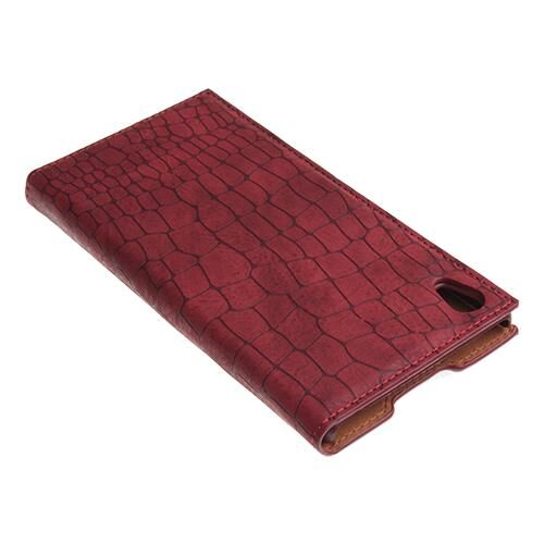 Xperia Z3 Plus ile Uyumlu Kılıf Rock Serisi Kapaklı Bordo