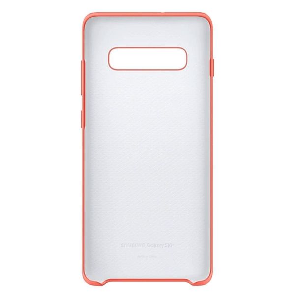 Galaxy S10 Plus ile Uyumlu Kılıf Silicone Cover Vişne Pembesi EF-PG975