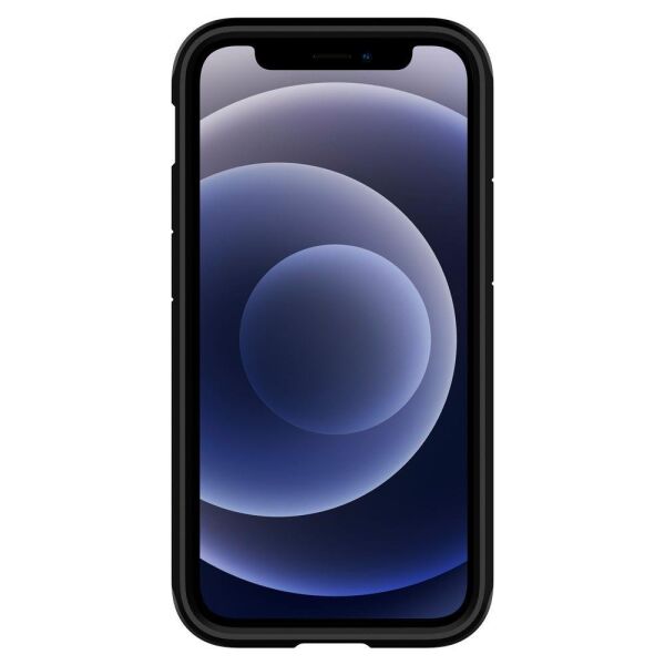 Spigen iPhone 12 Mini ile Uyumlu Kılıf Tough Armor Black