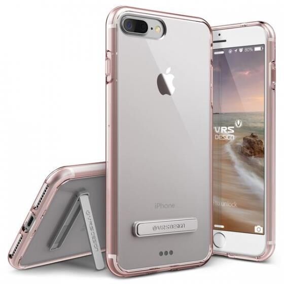VRS Design iPhone 8 Plus / 7 Plus ile Uyumlu Case Crystal Mixx Kılıf Rose Gold