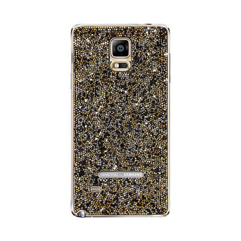 Galaxy Note 4 ile Uyumlu Swarovski Arka Kapak Altın EF-ON910RFEGWW(Out)