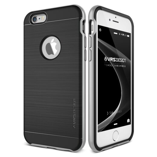 Verus iPhone 6/ 6S Plus Kılıf ile Uyumlu New High Pro Shield  Light Silver