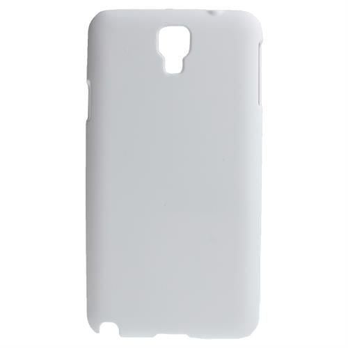 Galaxy Note 3 Neo N7500 ile Uyumlu Sert Kauçuk Kılıf Beyaz Renk