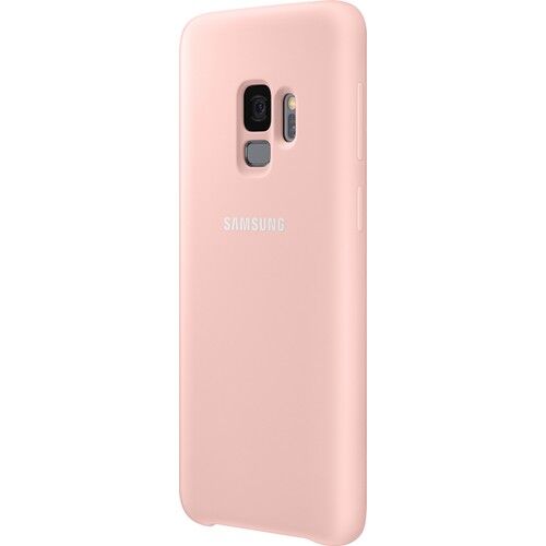 Galaxy S9 ile Uyumlu Kılıf Silicone Cover Pembe EF-PG960TPEGWW