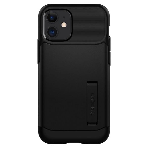 Spigen iPhone 12 Mini ile Uyumlu Kılıf Slim Armor Black