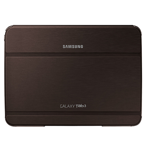Galaxy Tab 3 10.1'' P5200/P5210 ile Uyumlu Bookcover Kılıf Kahverengi EF-BP520BAEGWW