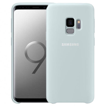 Galaxy S9 ile Uyumlu Kılıf Silicone Cover Mavi EF-PG960TLEGWW (Out)