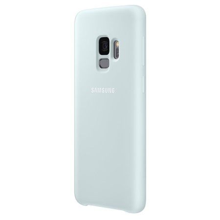 Galaxy S9 ile Uyumlu Kılıf Silicone Cover Mavi EF-PG960TLEGWW (Out)