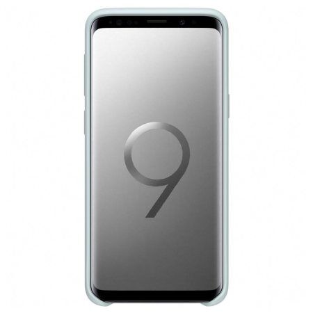Galaxy S9 ile Uyumlu Kılıf Silicone Cover Mavi EF-PG960TLEGWW (Out)