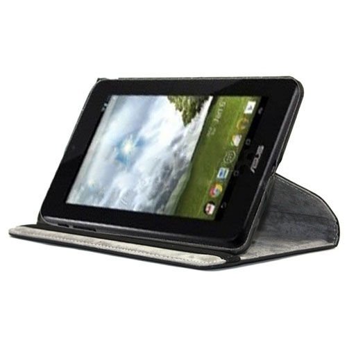 Memo Pad ME172V ile Uyumlu 360 Derece Döner Standlı Kılıf Siyah