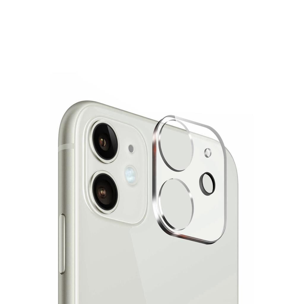 iPhone 11 ile Uyumlu Kamera Koruyucu Şeffaf