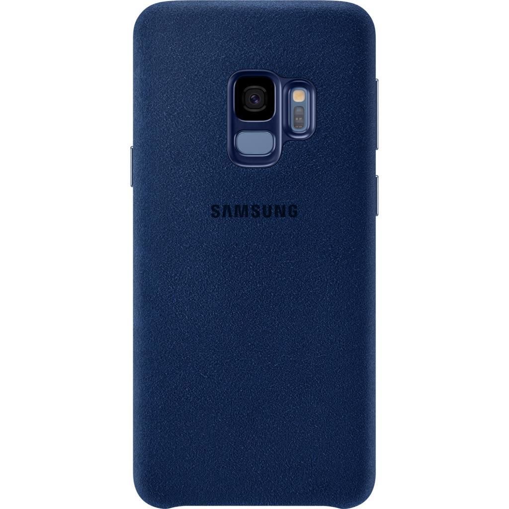 Galaxy S9 ile Uyumlu Alacantara Cover Lacivert EF-XG960ALEGWW