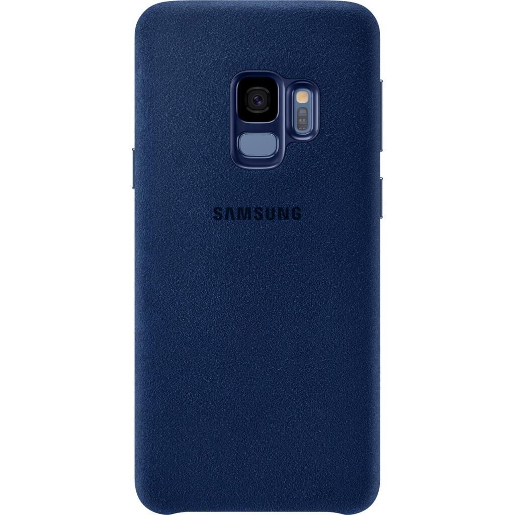 Galaxy S9 ile Uyumlu Alacantara Cover Lacivert EF-XG960ALEGWW