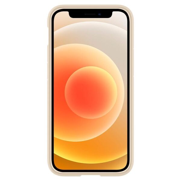 Spigen iPhone 12 Mini ile Uyumlu Kılıf Ultra Hybrid Sand Beige